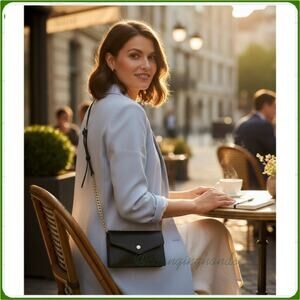 Stella & Max Leather Crossbody Wallet/Clutch